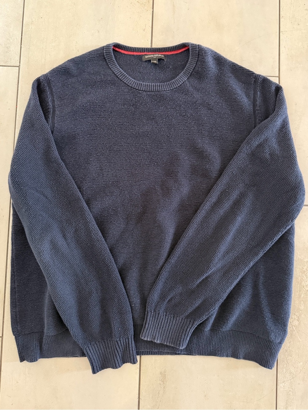 Banana Republic Men’s XXL Navy Blue Crewneck Sweater